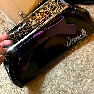 Sourpuss handbag black/purple